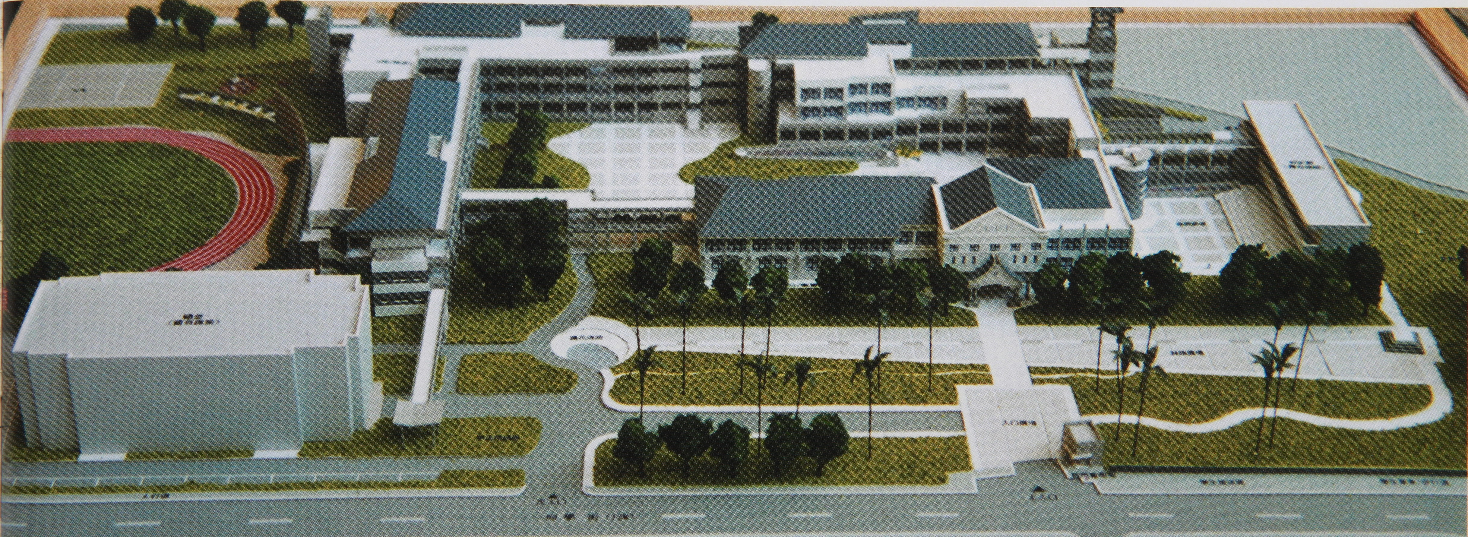翻拍校園建築模型